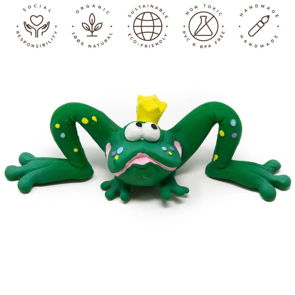 King Frog - Natural rubber Pet Toys