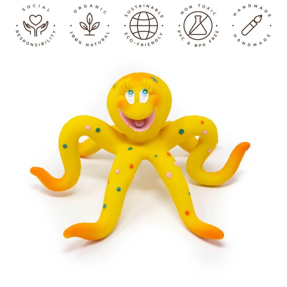 Octopus Dog Toy - Natural rubber Pet Toys