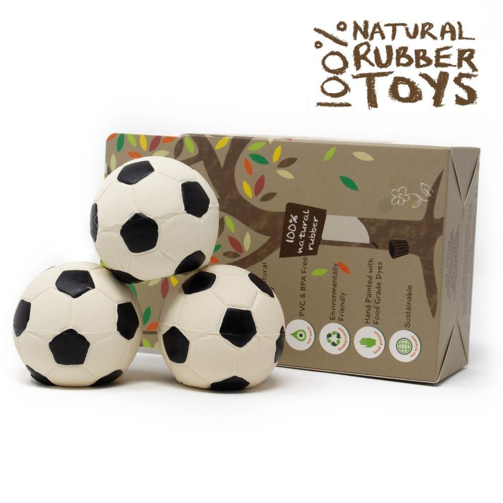 LANCO SMALL BALL 3-SET - Natural rubber Pet Toys