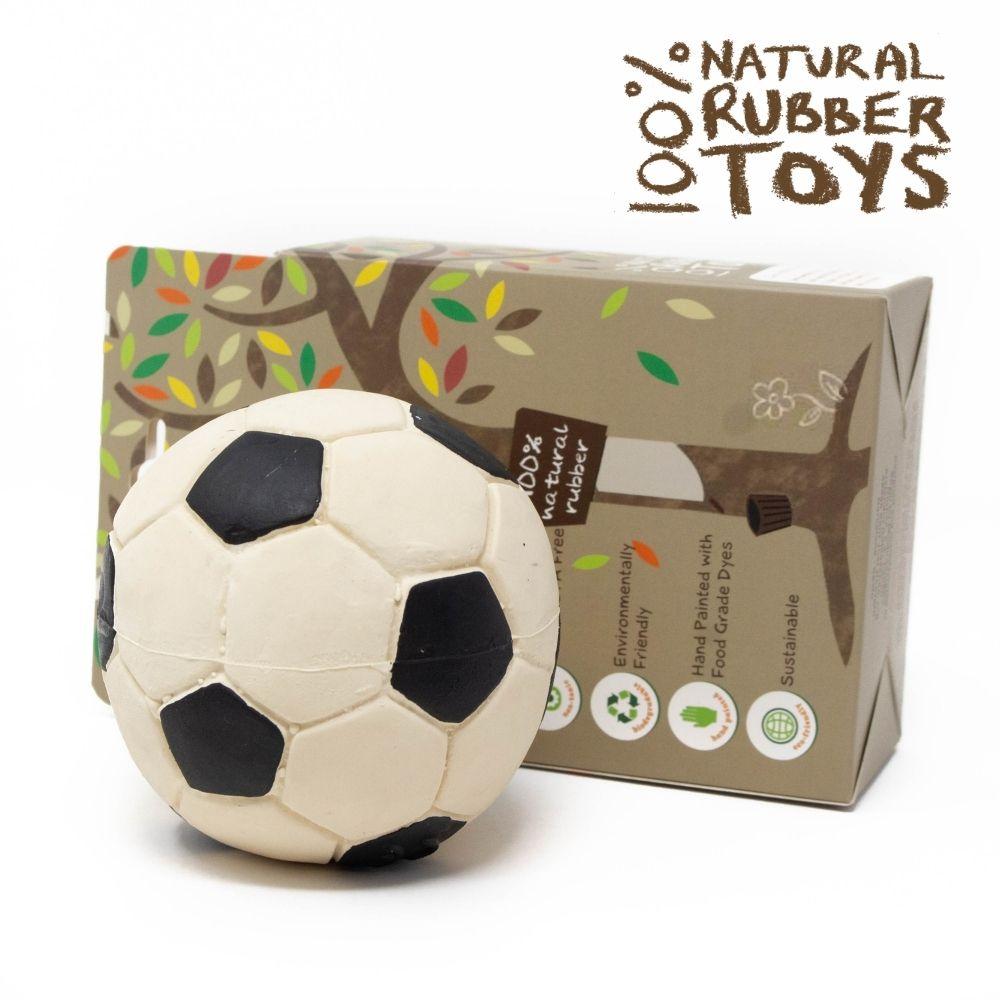 Medium Football Dog Toy - Natural rubber Pet Toys