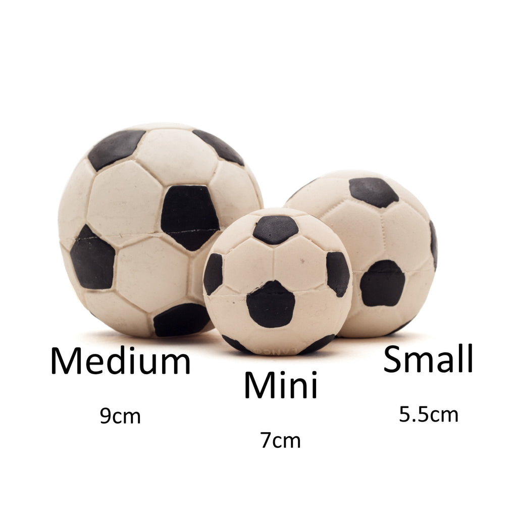 Medium Football dog Toy - Natural rubber Pet Toys