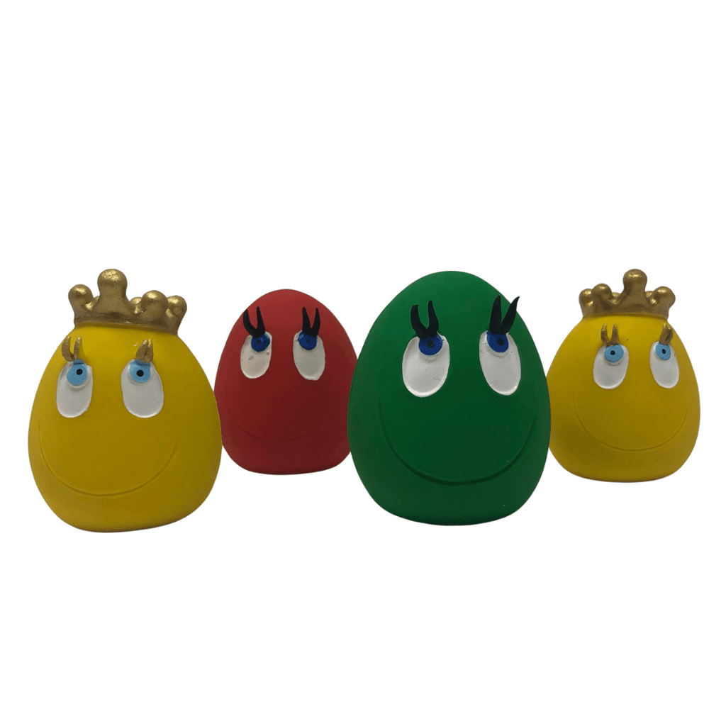 OVO the Egg Large 4-Set (2 Large Eggs, 2 King) - Natural rubber Pet Toys