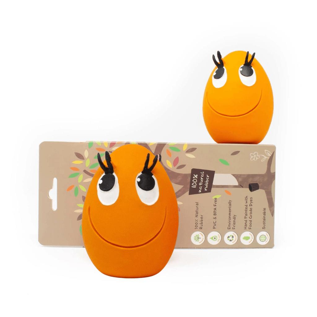 XL OVO Ball Orange (2-egg set) - Natural rubber Pet Toys