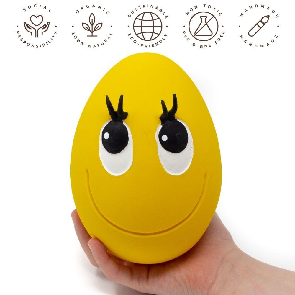XXL OVO the Egg - Natural rubber Pet Toys